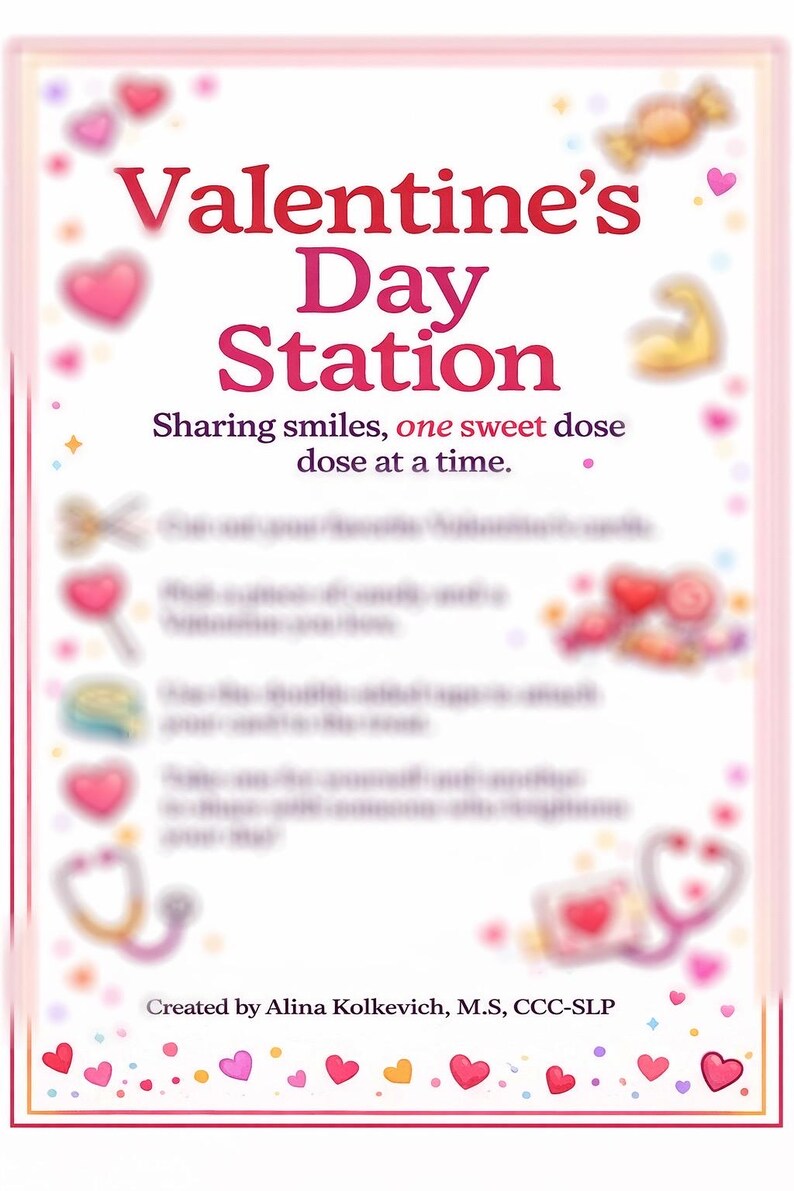Valentine's Day Cards for OT, SLP, & PT- Rehab Staff Appreciation ...