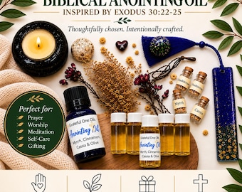 Anointing Oil Myrrh, Cinnamon, Calamus, Cassia Essential oils plus Olive Oil