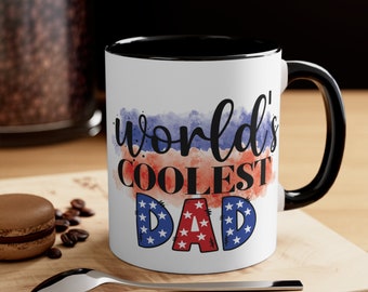 World's Coolest Dad Personalized Mug | Gift for him | Father's Day Gift | Birthday Gift | Xmas Gift
