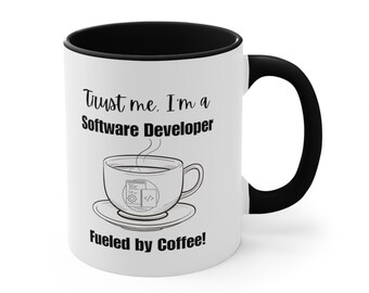 ソフトウェア開発者向けコーヒーマグカップ - 私を信じて、私はソフトウェア開発者です | 彼へのギフト | 彼女へのギフト | ソフトウェア開発者へのギフト