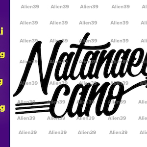 Natanael Cano logo letters PNG,JPG,SVG,Dxf Logos Corridos tumbados jpg, México Print and Cut Digital files cricut silhouette files download