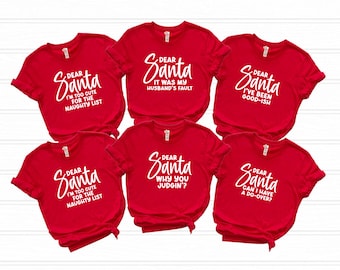 Funny Christmas Matching Family Shirts, Dear Santa Christmas Shirts, Funny Christmas Family Shirt, Funny Christmas Group Shirts, Xmas Shirts