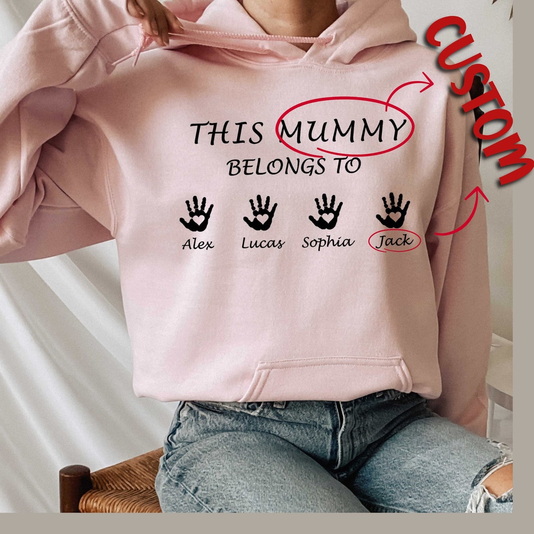 This Mommy Belongs To - Personalized Unisex T-Shirt - Gift For Mom