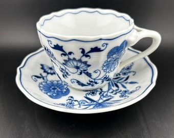 Blue Danube Japan Tea Cup and Saucer