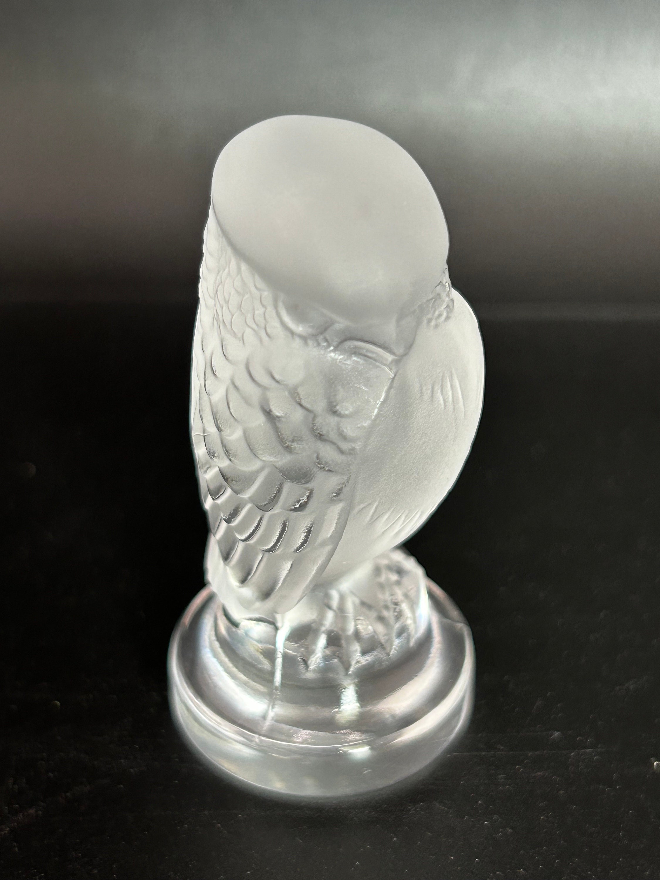 Lalique Crystal Bird - Etsy Lalique Crystal Bird - Etsy