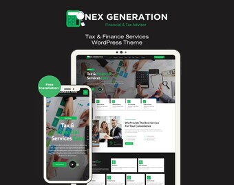 Nex Generation – WordPress Theme for Financial Consultant, Business Coach, Accountant | Elementor Advisor Website Template