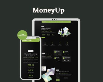 Money Up: Motyw WordPress dla bankowości cyfrowej — szablon Fintech Elementor