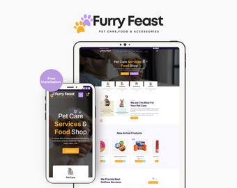 WordPress-tema för husdjursvård: Pälsvård, veterinärvård, dagis - Elementor