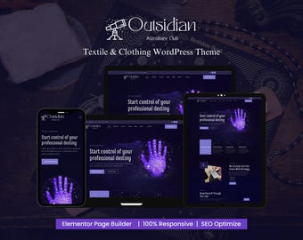 Outsidian – motyw WordPress Elementor Astrology & Horoscope