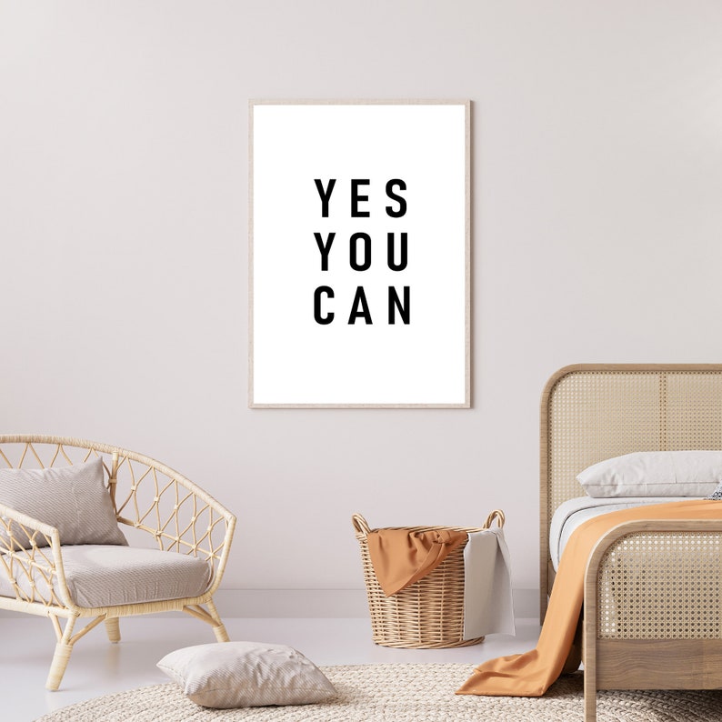 Motivational Poster Wall Art Home Decor Gym Wall Art Gym Sign Printable