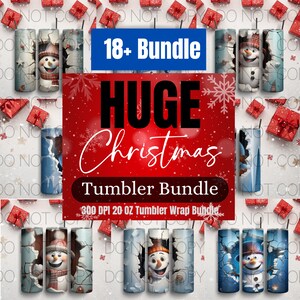 Christmas Tumbler Wrap Bundle PNG 20oz Skinny Tumbler Sublimation Design, 20oz Tumbler PNG Sublimation Design, Digital Download Design PNG