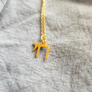 Chai Necklace Israel Jewelry Am Yisrael Chai Jewelry Judaica Jewelry Made in Israel Necklace Israel Jewish Jewelry image 4