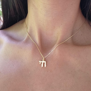 Chai Kette Israel Schmuck Goldfilled Am Yisrael Chai Schmuck Jewellery Schmuck Made in Israel Kette 18k Gold Kette Jüdischer Schmuck