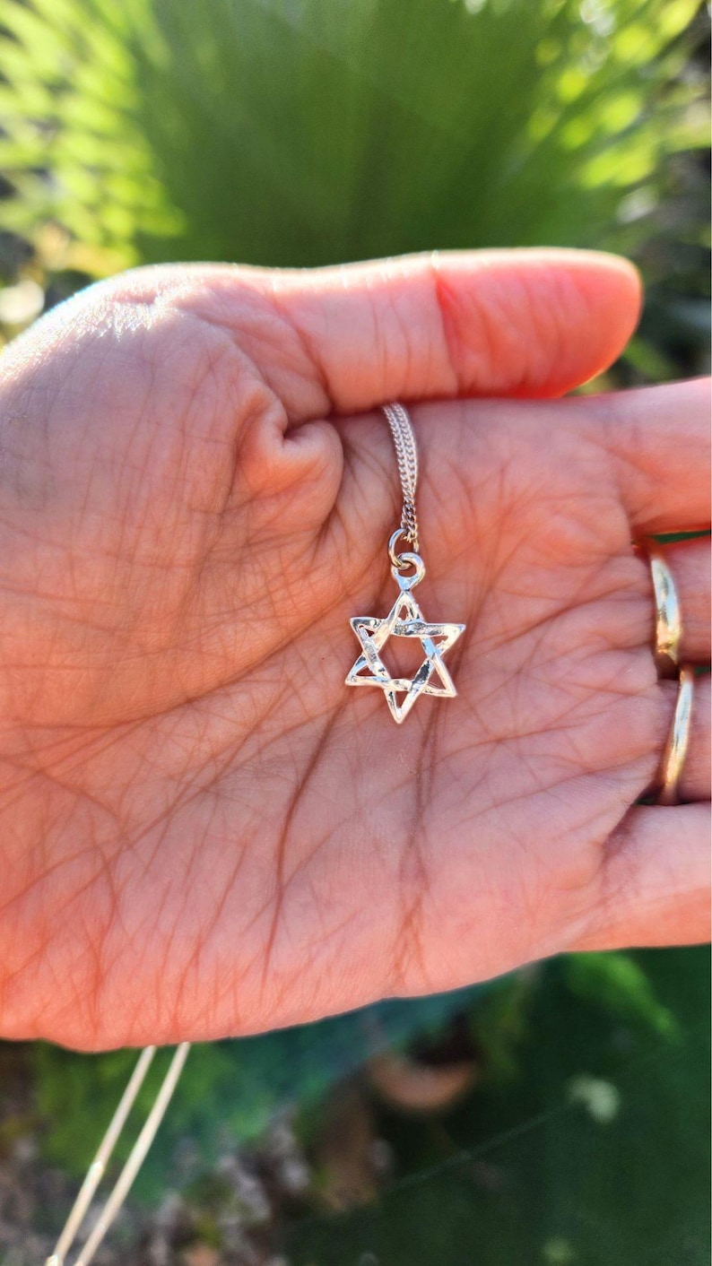 Gold Plated Necklace Judaica Gift Made is Israel I stand with Israel Jewelry Jewish Jewelry Judaica Necklace