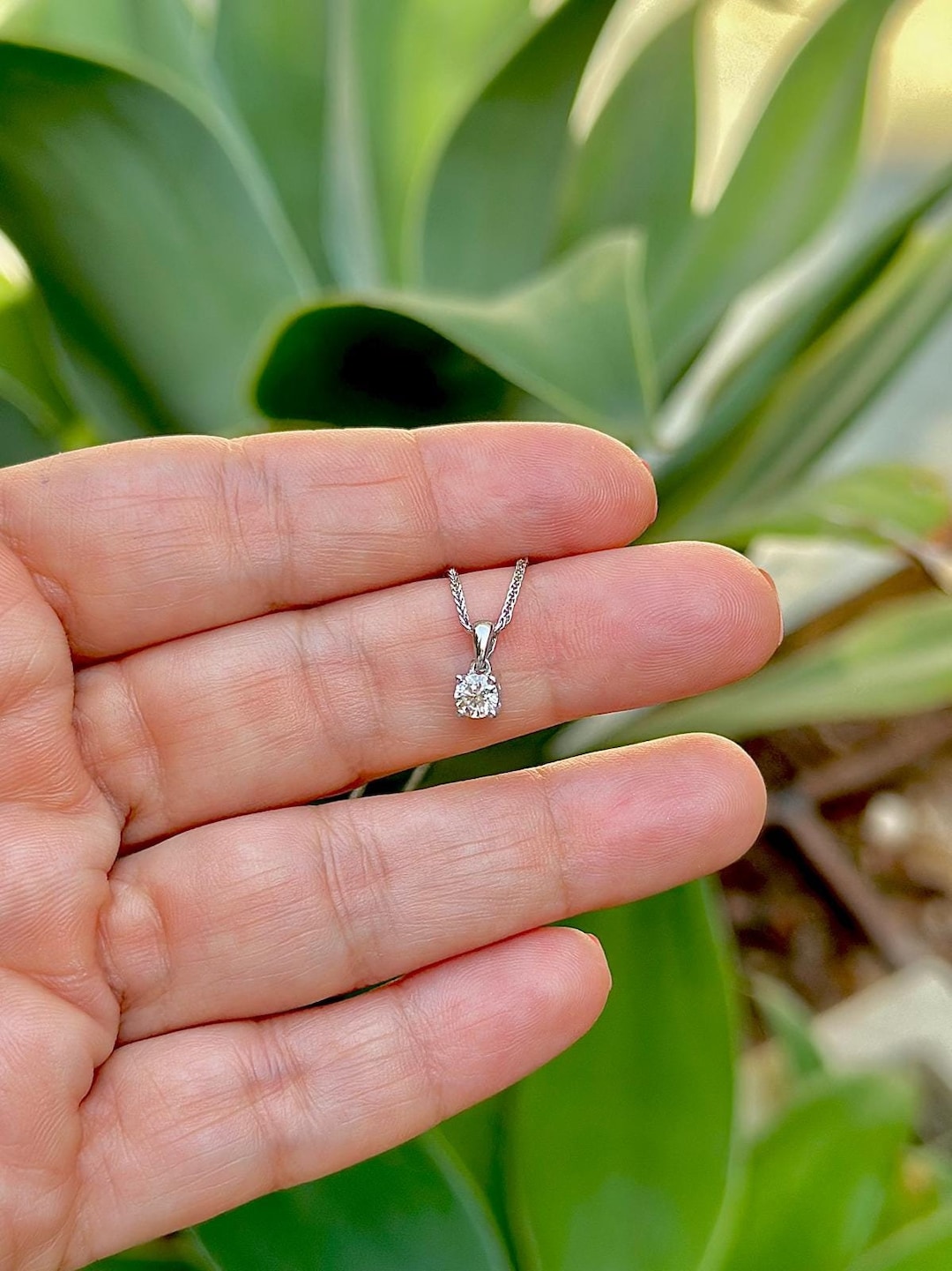 Carat Lab Diamond Gold Necklace 14k Gold Jewelry Lab Grown