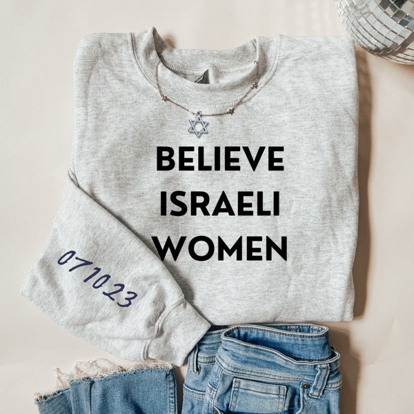 Soutenez Israël Sweat-shirt 7 octobre Sweather Believe Israélien sweat à capuche pour femme We Will Dance Again Tshirt Israël Tee Judaica Gifts Cadeau juif
