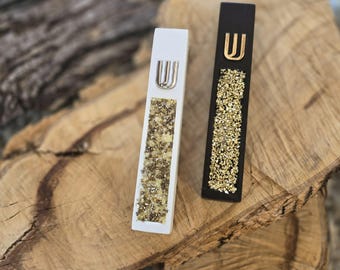 Broken Glass Mezuzah Case Israel Gift Wall Art Judaica Gifts Made in Israel Gift מזוזה Blessing for the home Decor Jewish Art Judaica