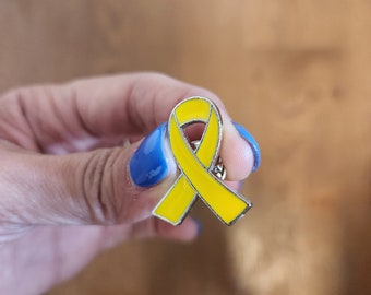 Yellow Ribbon Pin Israel Bring Them Home Now Pin Hostages Support Israel Jewelry Judaica Gifts Made is IsraeI Gifts Stand with Israel