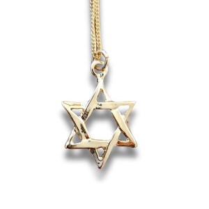 Magen David Necklace Star of David Necklace Israel Necklace Judaica Gift Made is Israel I stand with Israel Jewelry Jewish Jewelry Judaica image 6