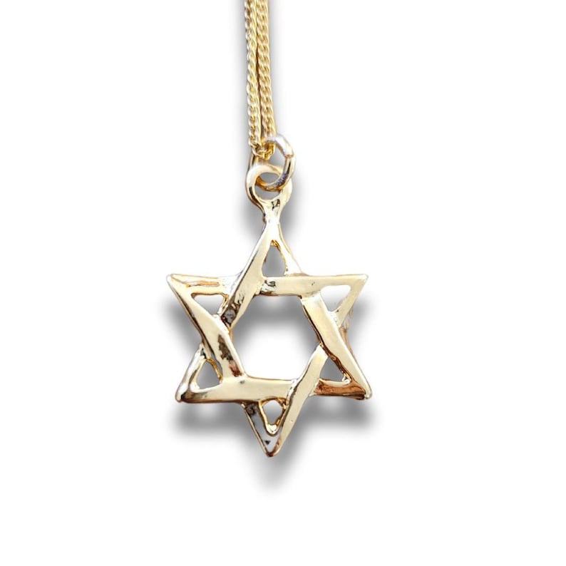 Magen David Necklace Star of David Necklace Israel Necklace Judaica Gift Made is Israel I stand with Israel Jewelry Jewish Jewelry Judaica image 6