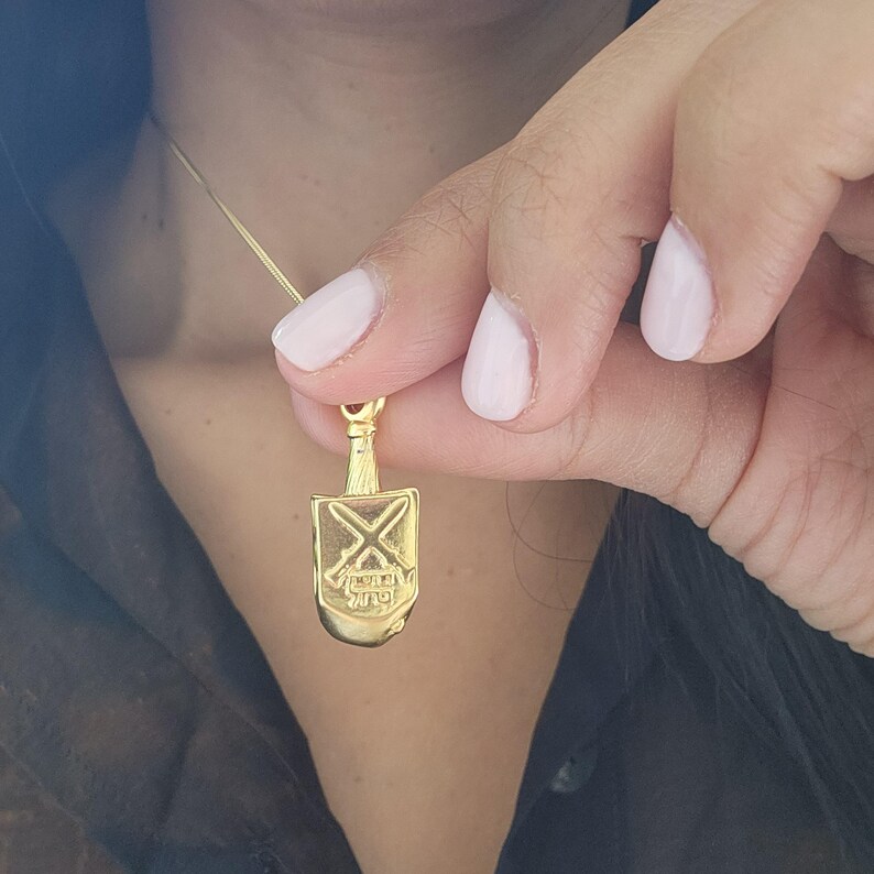 Dreidel Necklace Hanukkah Gift Magen David Pendant Judaica Jewelry Made