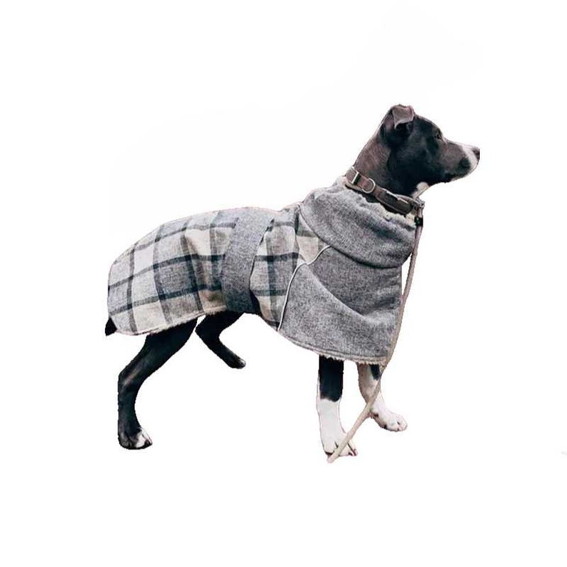 Pet Cozy Plaidguard Fleece Adjustable Winter Coat Etsy