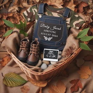 Military Pregnancy Announcement Digital, 4th of July Baby Announcement, Army Solider Baby Reveal, Editable New Recruit Reporting For Duty