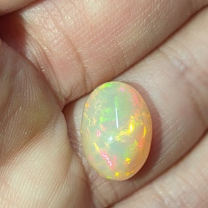 Natural Ethiopian Welo Opal, October Birthstone 5 Carat