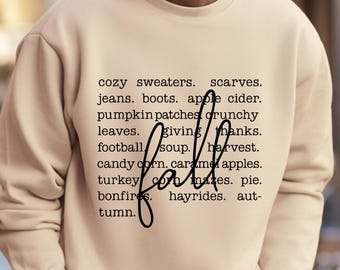 Fall Cozy Season Sweatshirt | Autumn Shirt |  Halloween Sweatshirt | Pumpkin Season Sweatshirt | Fall Vibes Sweatshirt | Fall | Thanksgiving