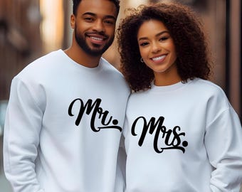 Mr. And Mrs. Shirt | Wifey Hubby Shirts | Just Married Shirt | Wedding Anniversary Gift | Matching Couples Shirt | Honeymoon Gift