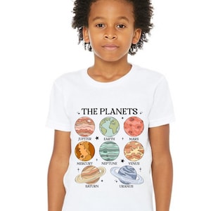 Planet Kids Shirt | Cute Toddler T-Shirt | Space Kids Shirt |  Solar System Kids Tee |  Astronaut Shirt | Planet Tee | Boy Girl Loves Planet