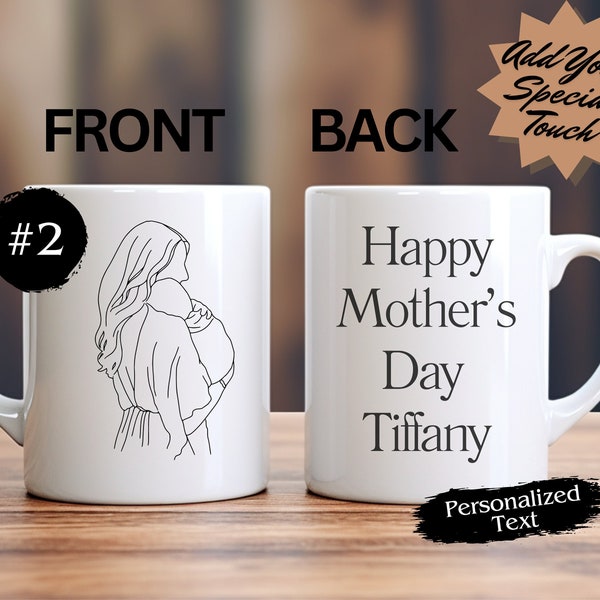 Taza personalizada para el Día de la Madre | Regalo para mamá | Nueva mamá | Regalo para hermana | Regalo para madre | Feliz Dia de la Madre