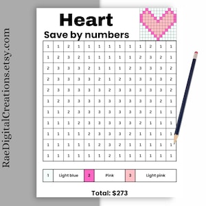 Coloring Savings Challenge, Mini Savings, Save Money Challenge, Color ...