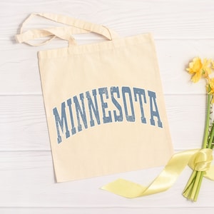 Minnesota Tote Bag: Eco-Friendly Canvas Souvenir