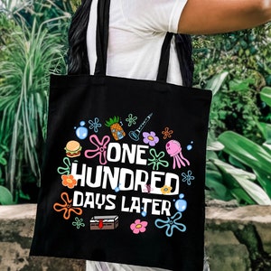 One Hundred Days Later Reusable Tote Bag: Cotton Canvas, Eco-Friendly Shopping