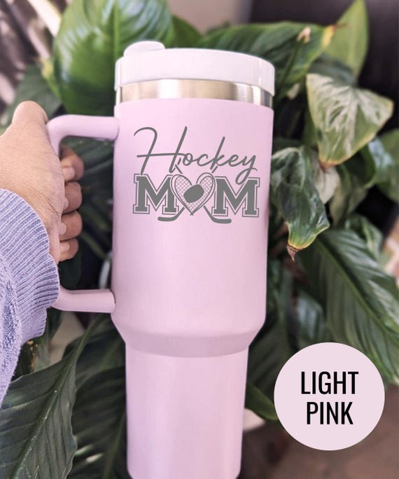 Hockey Mom Cup: Custom Engraved Insulated Tumbler (Multiple Colors)