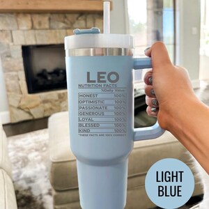Vaso grabado con información nutricional del horóscopo, taza personalizada con el signo del zodiaco, astrología, taza única con la carta astral, vaso del horóscopo