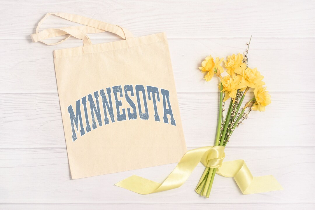 "Somebody In Minnesota Loves Me" Tote Bag – Natural Canvas, Reusable & Durable - View #8