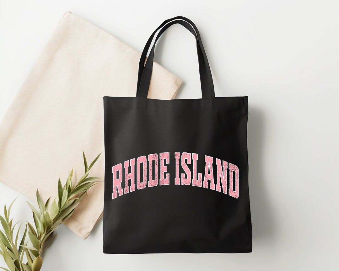 Rhode Island Tote Bag Rhode Island Travel Bag Handmade Etsy
