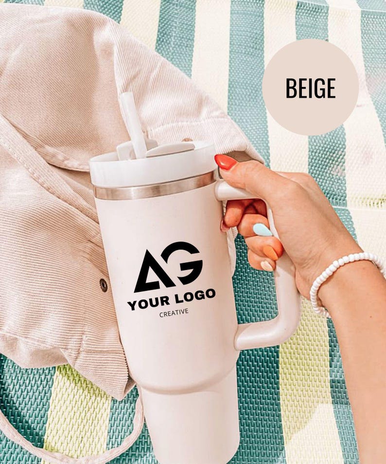 Branded Custom Logo Tumbler: Personalized Business Cups, Bulk Corporate ...