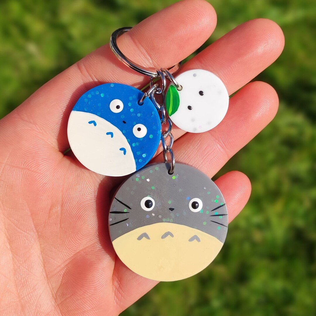 Keychain/accessory/decoration/resin Carabiner 3 Totoro Friends Studio ...