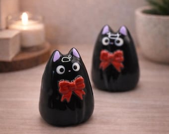 Jiji Mini Vase – Cat Incense Holder – Whisker Holder – Desk Decor – Kiki's Delivery Service Inspired Gift