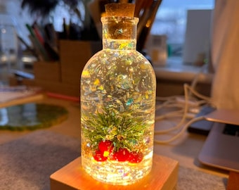 Сhristmas light in a bottle