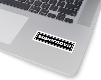 Supernova Britpop Sticker | Oasis, Wonderwall, Champagne Supernova, Liam Noel Gallagher, Laptop Decal, Oasis Merch, 90s Britpop Rock
