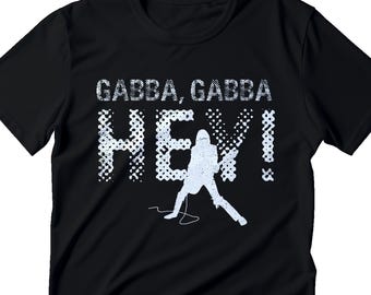 Gabba Gabba Hey T-shirt, 90-tals retro rock punk t-shirt, NYC Punk, Ramones-inspirerad, kortärmad bomull, goth, rock n roll, punkrock-fangåva