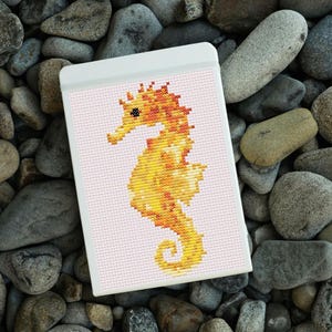 Set of 23 Sea creatures cross stitch patterns, Ocean animals cross stitch chart, Sea small tiny patterns, Whale turtle jellyfish embroidery image 8