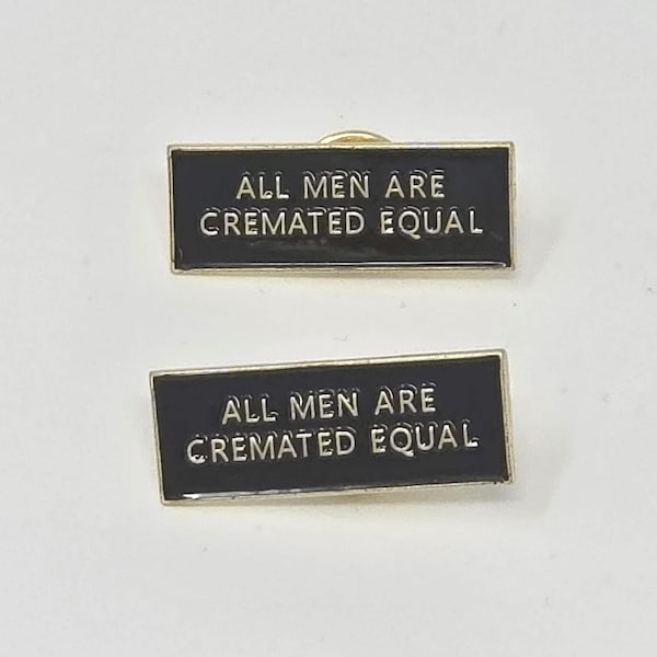 Gothic Enamel Pins (Set of 2) - Dark Humor Lapel Pins