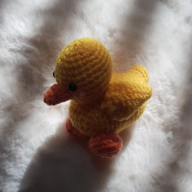 Duck Amigurumi Crochet Pattern Cute Duckling Adorable Duck Chibi