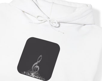Sweat à capuche pour mélomanes, sweat graphique Sol Key, pull musicien, haut confortable symbole de la musique classique, sweat à capuche unisexe note musicale