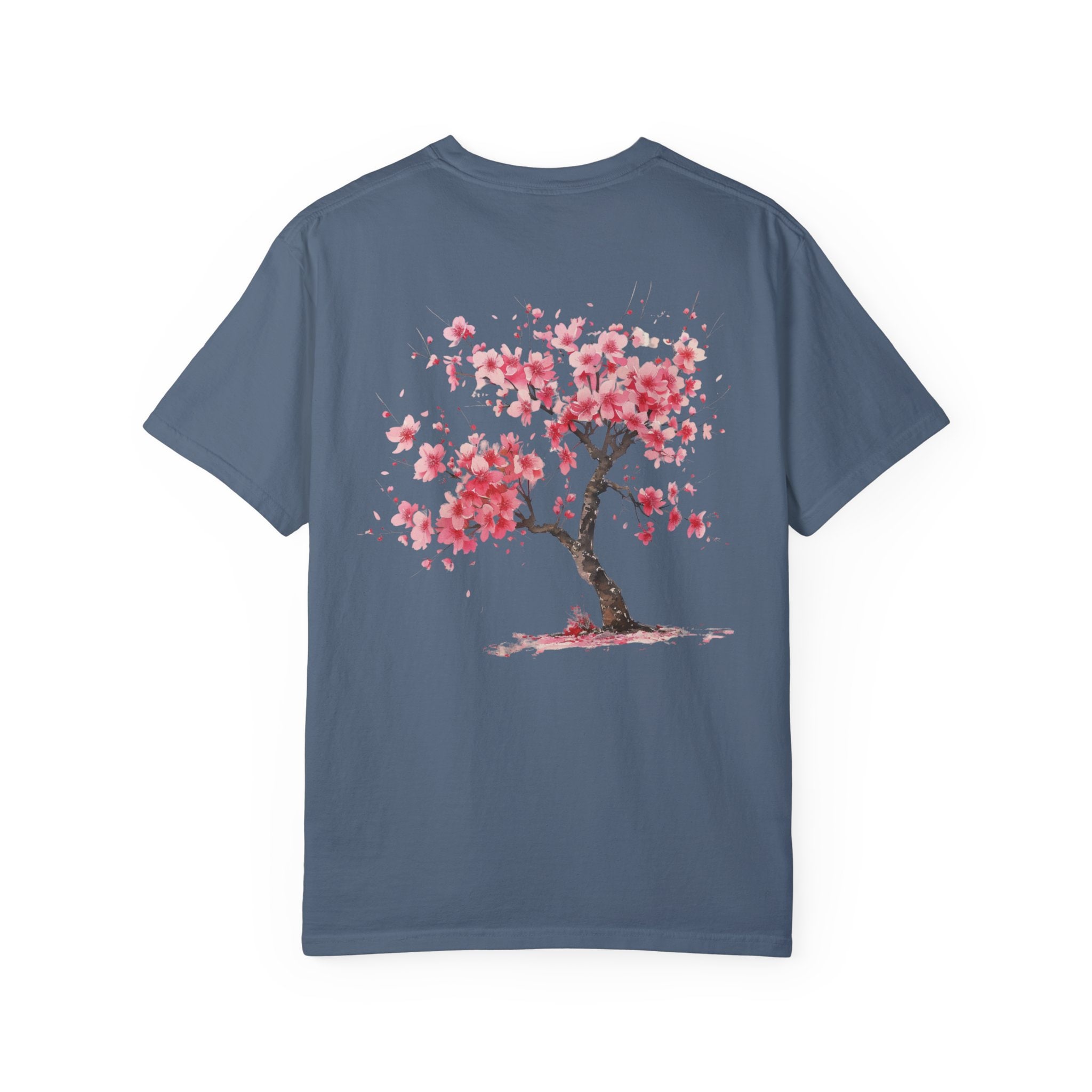 Unisex Cherry Blossom Graphic T-shirt - Japanese-inspired